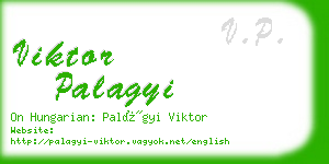 viktor palagyi business card